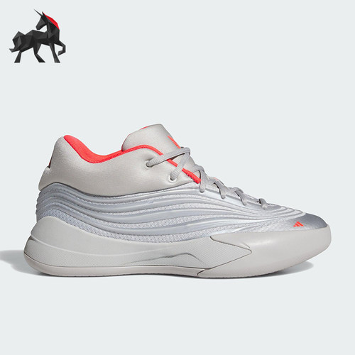 Adidas/阿迪达斯正品DAME X SHOES男女耐磨中帮减震篮球鞋KJ4398