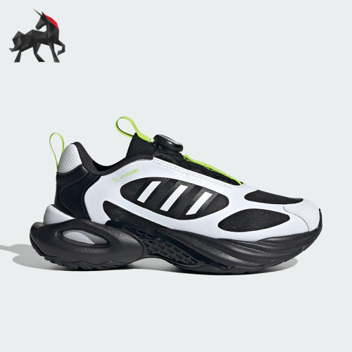 Adidas/阿迪达斯正品2025 GS女子大童时尚经典拼接跑步鞋JS4070