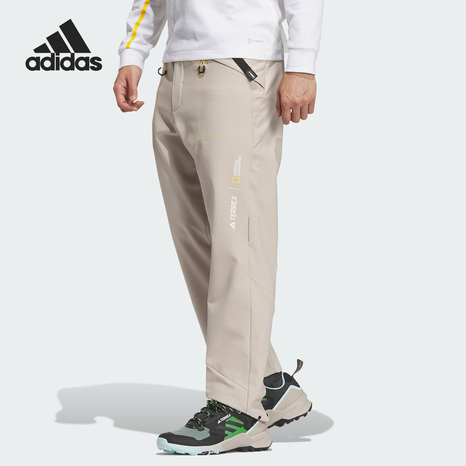 Adidas/阿迪达斯正品新款男子时尚训练户外运动长裤IL8991