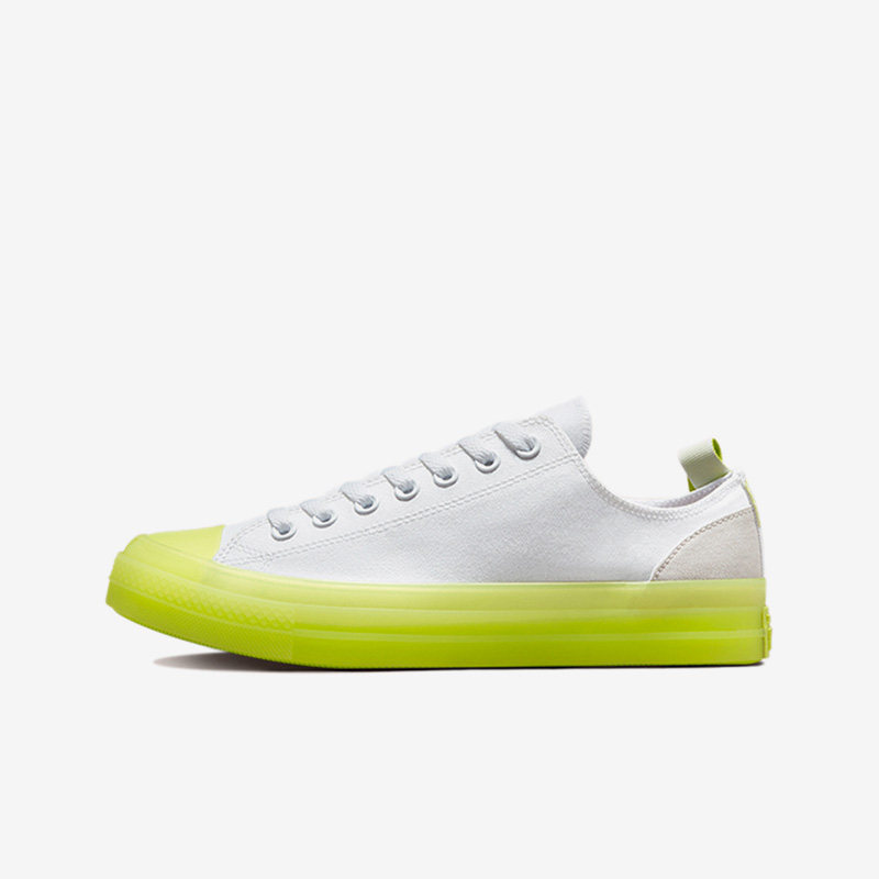 Converse匡威 防滑耐磨低帮休闲帆布鞋男女同款白荧光绿 170994C,运动鞋new,板鞋,淘宝优惠券,粉丝福利购,淘宝优惠卷