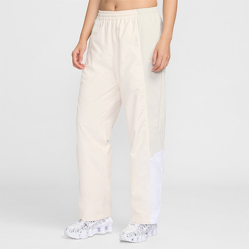 Nike/耐克正品Sportswear女士运动中腰拼接刺绣长裤IF0219-103