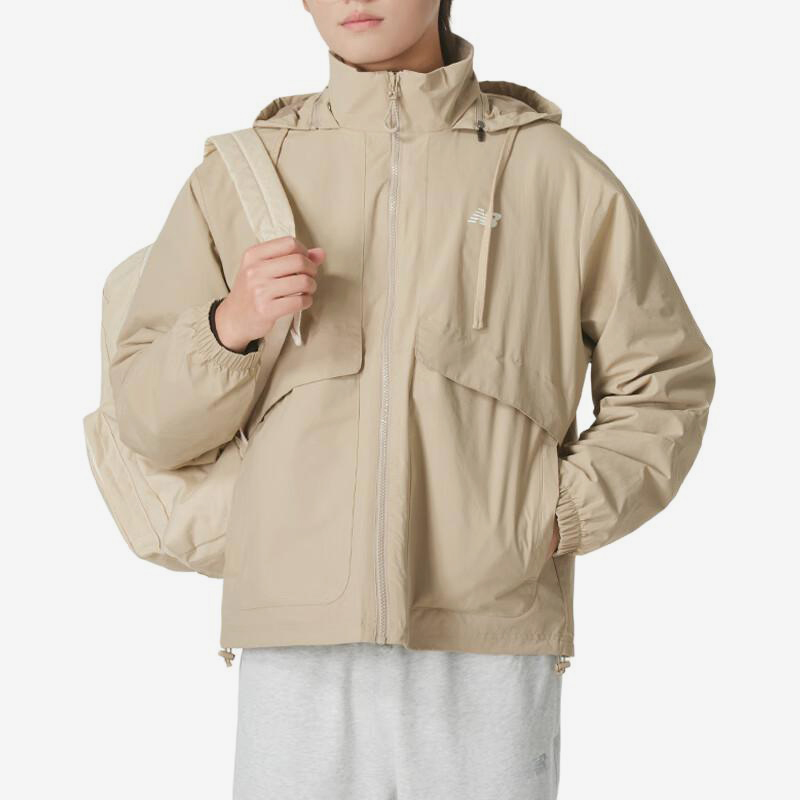 New Balance/NB正品新款男女防泼水潮流休闲连帽外套AMJ43314-SOT