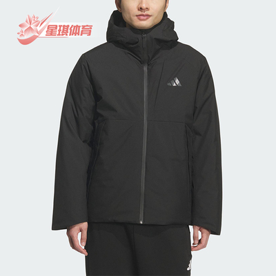 Adidas/阿迪达斯正品冬季男士新款连帽保暖运动羽绒服外套KQ5505