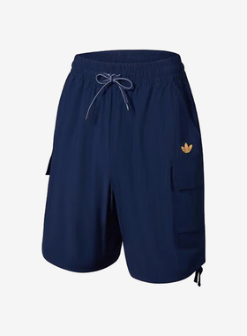 Adidas/阿迪达斯正品三叶草男士运动训练宽松短裤JI7235