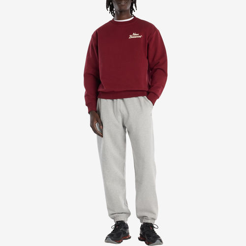 New Balance新百伦正品男套头圆领长袖休闲运动卫衣MT61U6IQ-MCR
