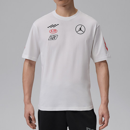 Nike/耐克正品JORDAN男士亲肤简约透气运动休闲短袖T恤IR7001-100