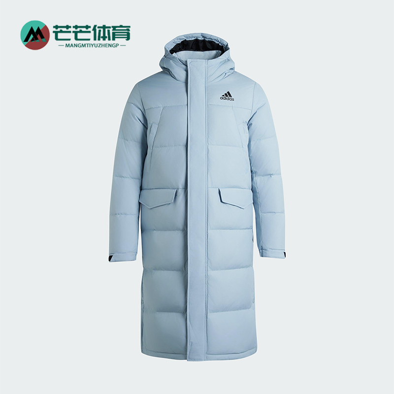 Adidas/阿迪达斯正品V L DOWN PARKA男士长款保暖羽绒服KF6747