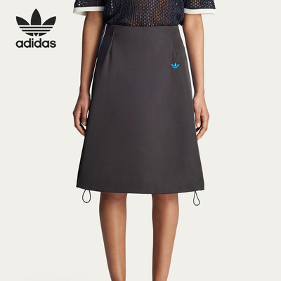 Adidas/阿迪达斯正品三叶草女士潮流复古休闲亲肤半身裙JW6244