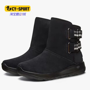 Skechers/斯凯奇【GO 系列】女子加绒高帮雪地短靴休闲运动鞋