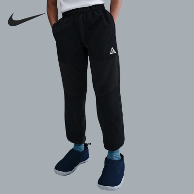 Nike/耐克正品2025秋季款大童束脚运动耐穿长裤HQ9614-010