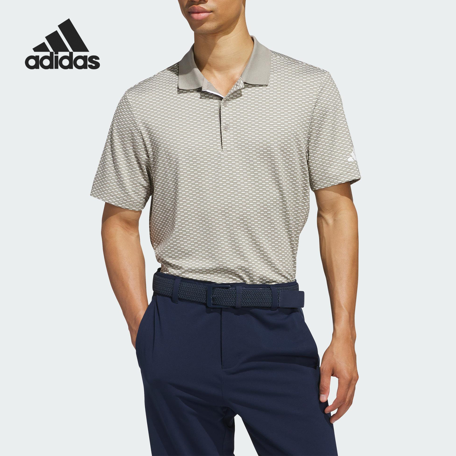 Adidas/阿迪达斯正品2025男士翻领时尚透气宽松POLO衫JF4882