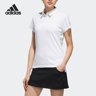 新款 DV2254 阿迪达斯正品 POLO衫 Adidas 女子CLMCH 当季