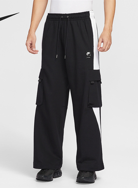 Nike/耐克正品2025秋季款男士休闲针织直筒工装长裤HQ9465-010