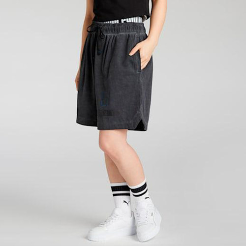 Puma/彪马正品2025夏季款男女针织宽松经典透气休闲短裤633167-01