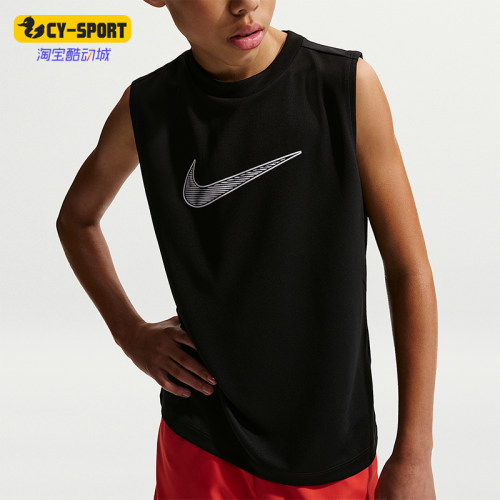 Nike/耐克正品MultiDri-FIT无袖上衣新款经典无袖T恤IF2758-010
