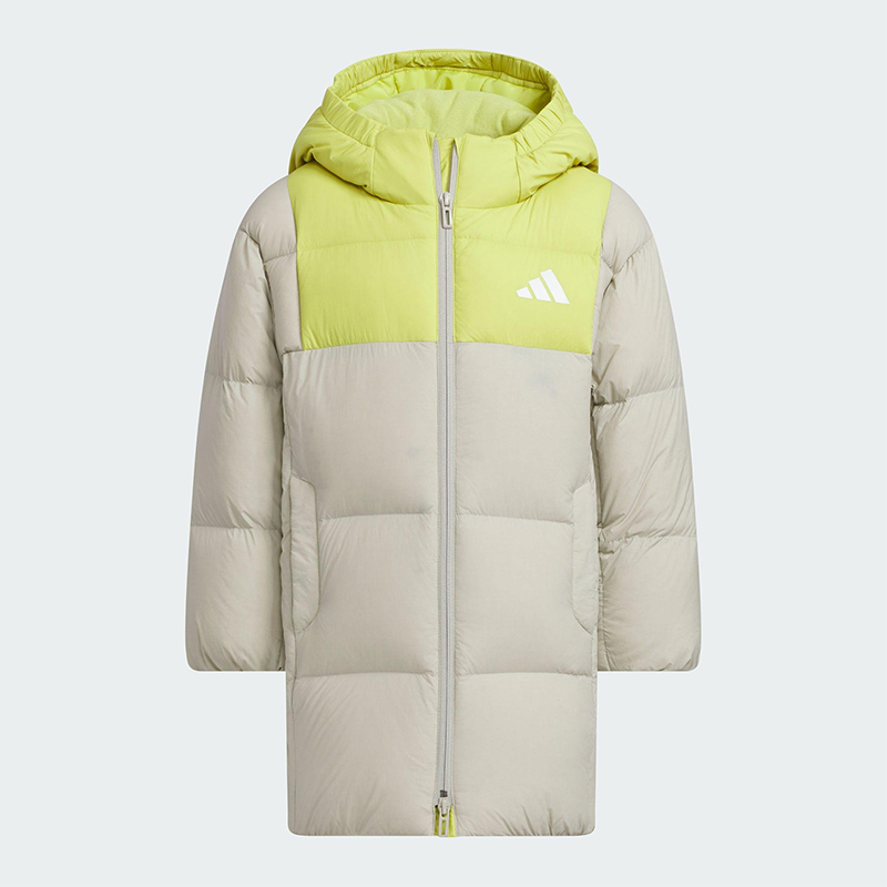 Adidas/阿迪达斯正品冬季大童运动连帽拒水防风保暖羽绒服KB5126