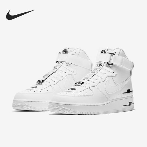 Nike/耐克正品Air Force 1男女休闲运动高帮板鞋CJ1385-100
