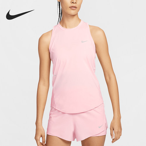 Nike/耐克正品2025女士透气无袖跑步经典健身训练背心HQ0621-607