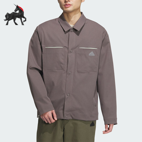 Adidas/阿迪达斯男士翻领外套