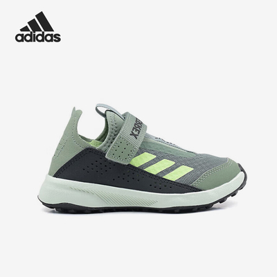 Adidas/阿迪达斯官方正品新款儿童舒适魔术贴运动跑步鞋IE7628