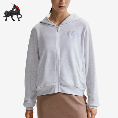 Nike/耐克正品Sportswear新款女浅灰色经典连帽卫衣IR7571-051