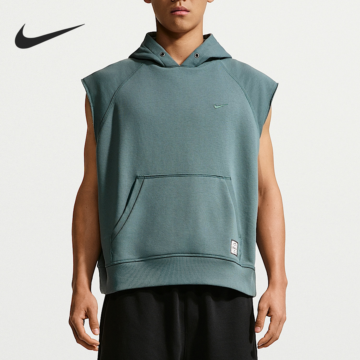 Nike/耐克官方正品2026夏季男士连帽宽松休闲运动T恤IF2796-382