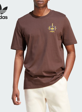 Adidas/阿迪达斯正品三叶草GRAPHIC TEE男子运动短袖IR7589