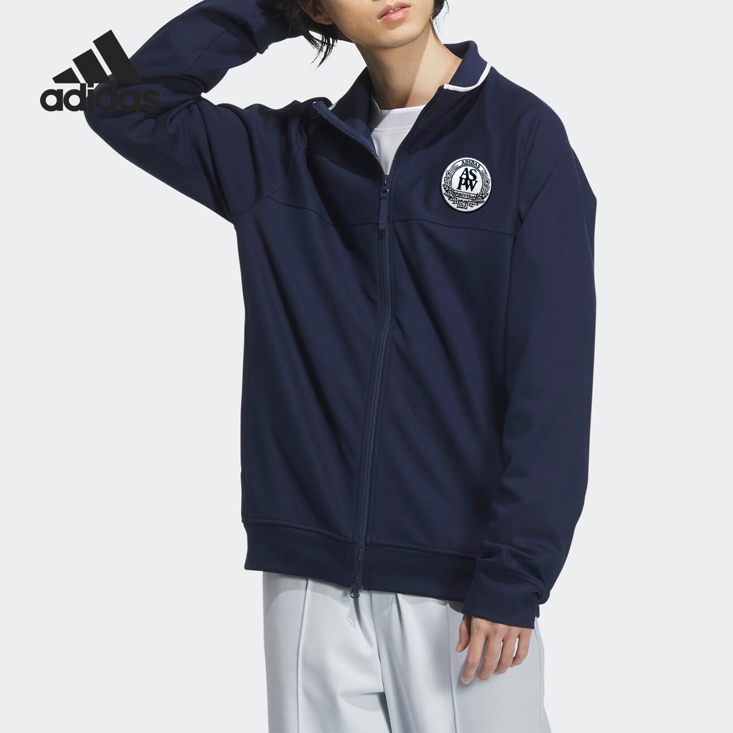 阿迪达斯男士运动休闲外套