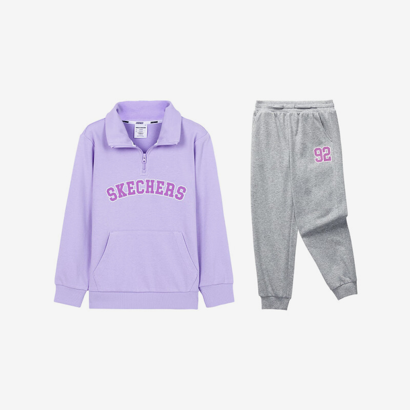 斯凯奇儿童运动休闲套装