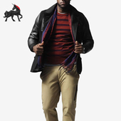 夹克外套507703 Nike 拼接翻领双排纽扣经典 春秋男士 010 耐克正品