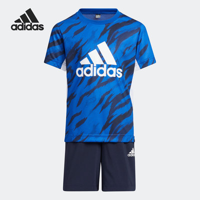 阿迪达斯正品大童运动套装