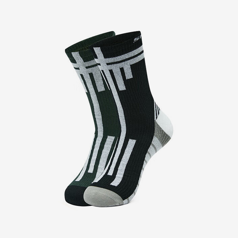 斯凯奇男女同款中筒袜子两双装