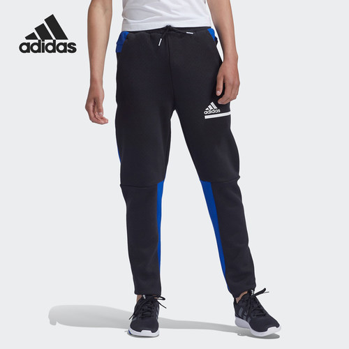 Adidas/阿迪达斯正品运动大童针织经典柔软系带长裤GN4765