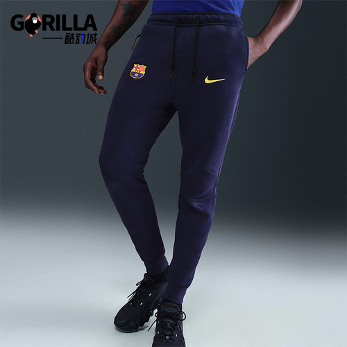 Nike/耐克正品男士Logo系带舒适束脚休闲运动长裤HJ6444-594
