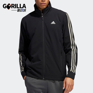 立领运动训练拉链外套 Adidas GE3424 男士 新款 阿迪达斯正品 时尚