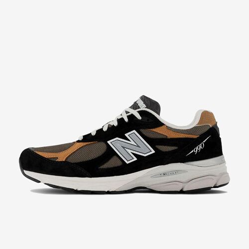 New Balance新百伦正品NB 990 V3男女同款复古系带跑步鞋M990BB3