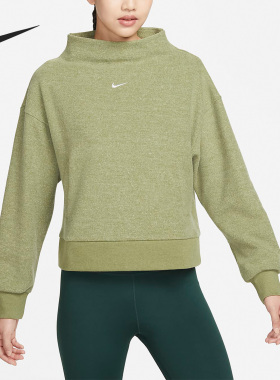 Nike/耐克官方正品冬季新款女子健身运动套头保暖卫衣DQ6254-334