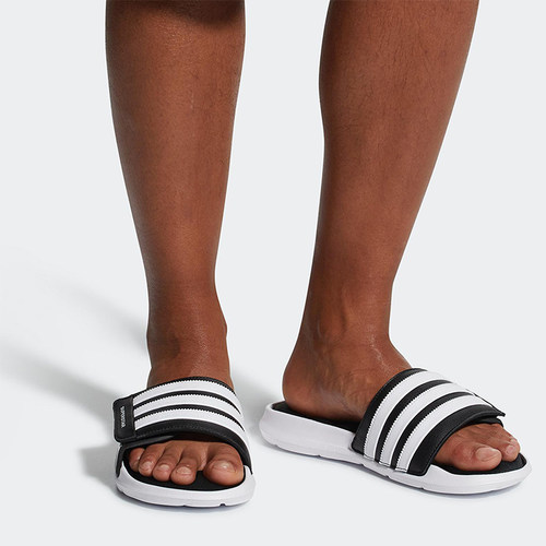 阿迪达斯男士游泳贝壳头运动拖鞋