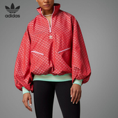女子运动健身套头卫衣IK7884 三叶草新款 Adidas 阿迪达斯正品