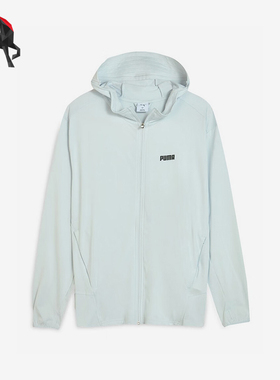 Puma/彪马正品2025男士连帽防晒透气经典梭织夹克外套690188-42