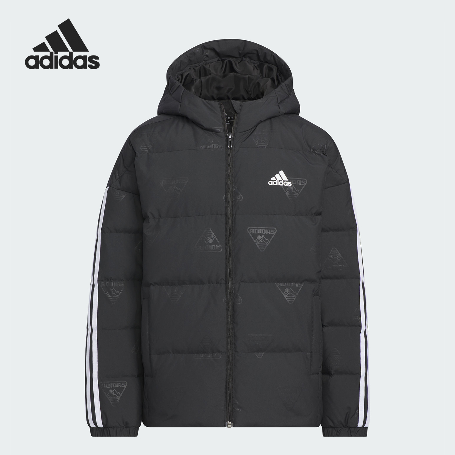 阿迪达斯正品儿童保暖羽绒服