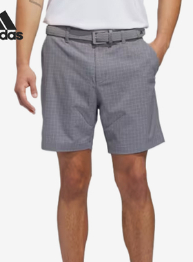 Adidas/阿迪达斯正品Ultimate365新款男灰色经典高尔夫短裤JY5333