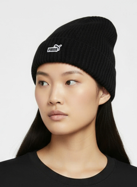 Puma/彪马正品2025年男女运动休闲保暖日常针织帽026417-01