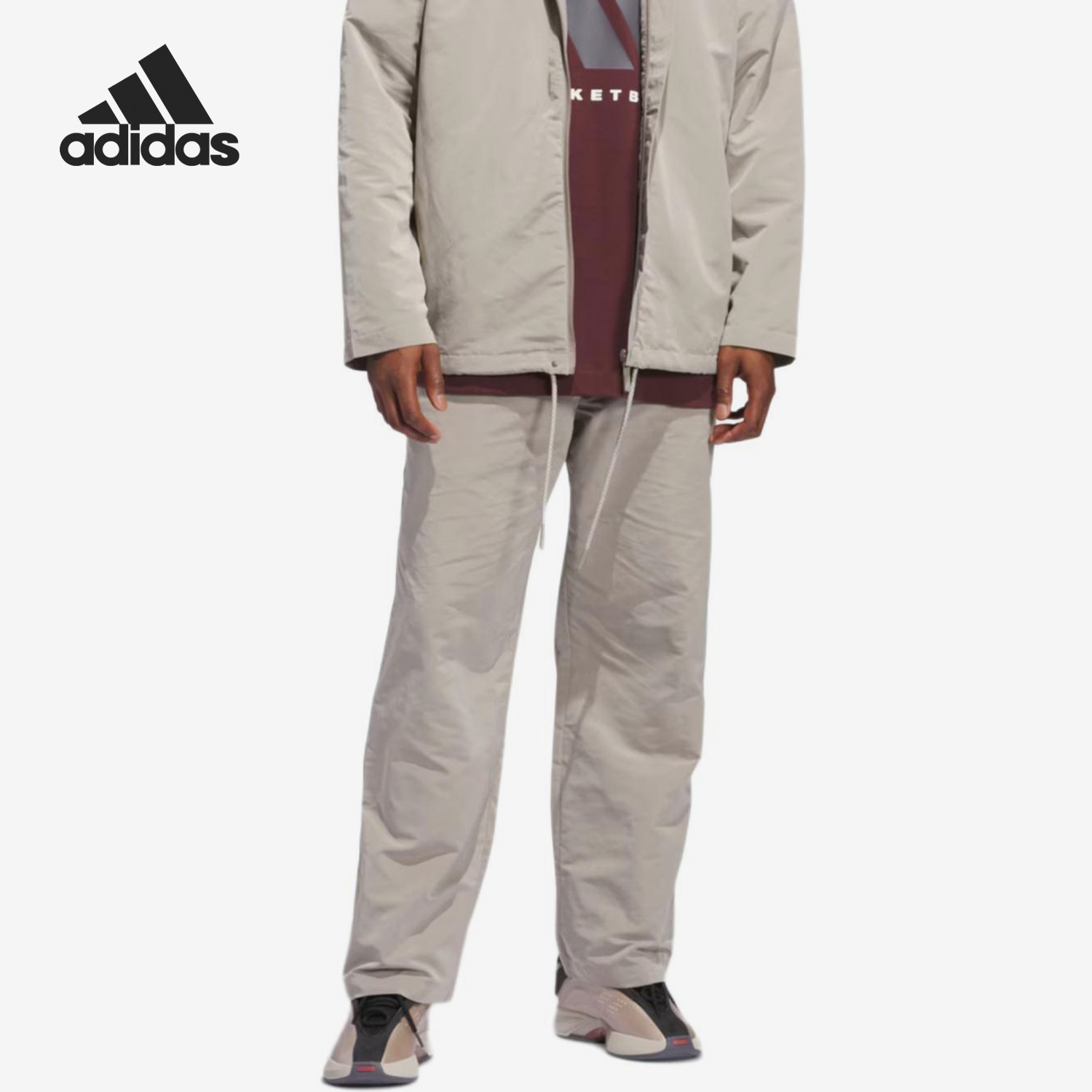 Adidas/阿迪达斯官方正品BOTTOMS男女时尚休闲篮球运动裤JC7838,运动服/休闲服装,运动长裤,淘宝优惠券,粉丝福利购,淘宝优惠卷