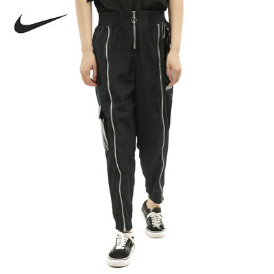 耐克女子前拉链休闲长裤