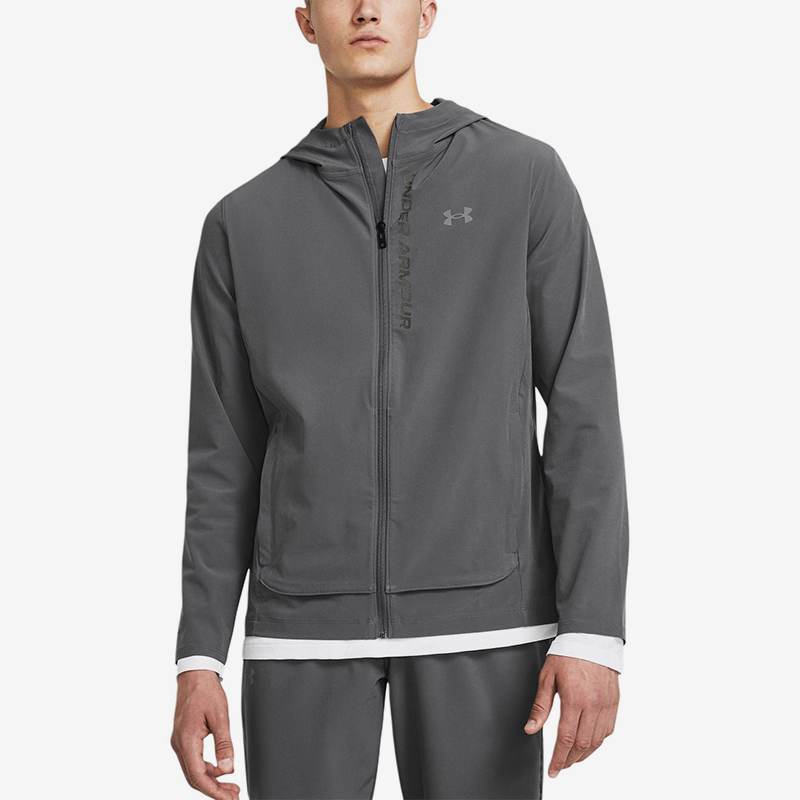 UA/安德玛正品2025新款男士复古休闲户外梭织夹克外套1376794-025