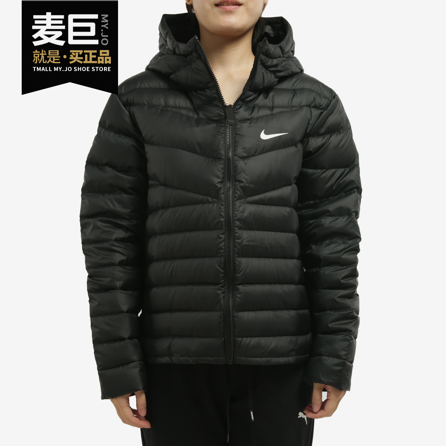 Nike/耐克正品当季新款女子连帽保暖运动羽绒服 CU5095-011