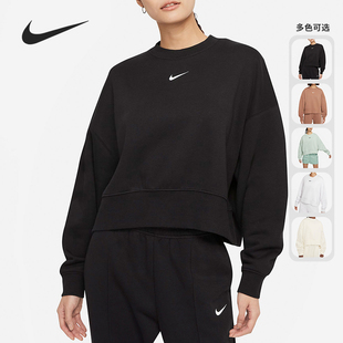 CK0169 Nike 卫衣 女子加绒运动休闲圆领套头衫 645 耐克正品