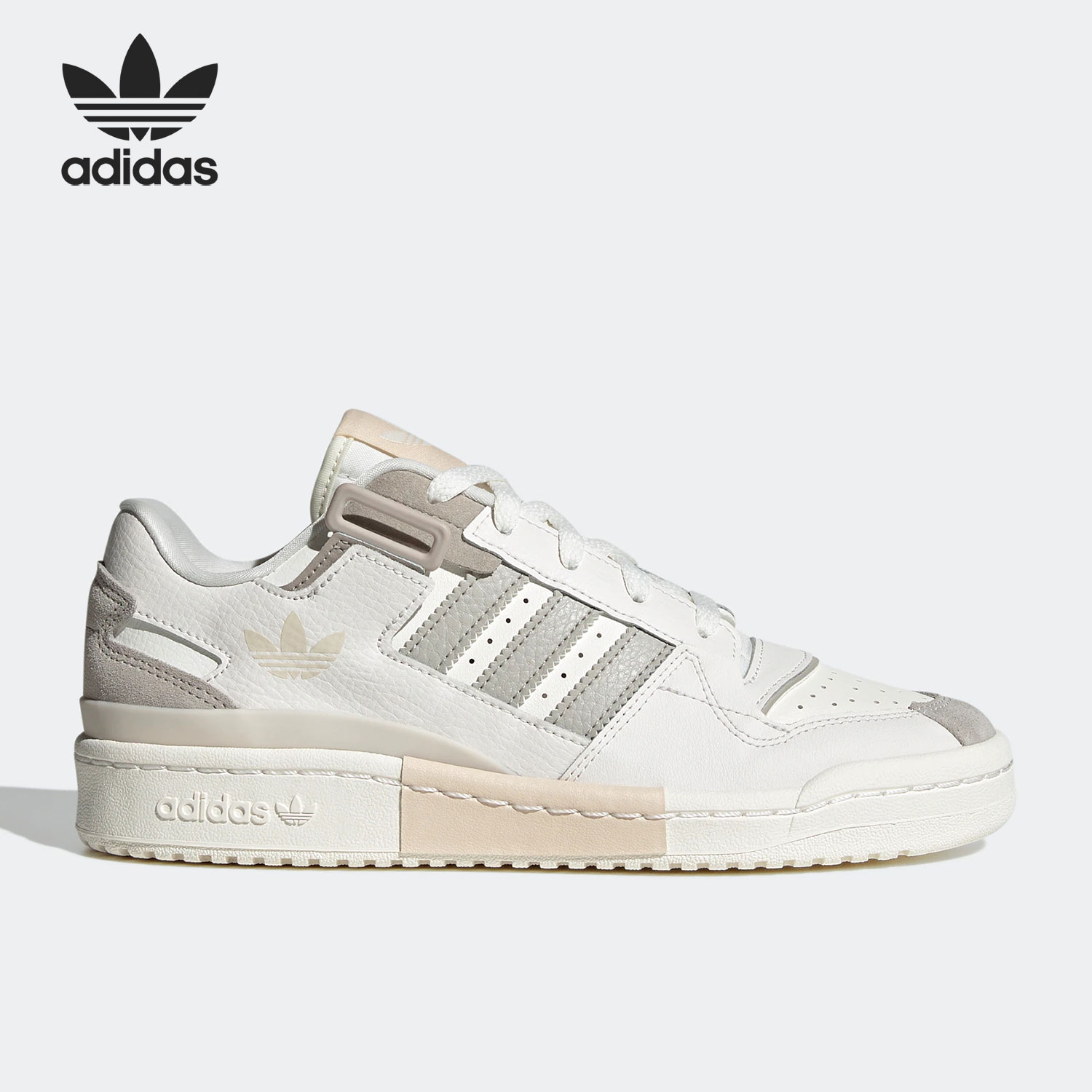 Adidas/阿迪达斯正品三叶草FORUM 男女经典运动板鞋小白鞋 GX2159