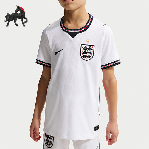 Nike/耐克正品2026夏季大童舒适运动训练透气足球T恤IB5111-100